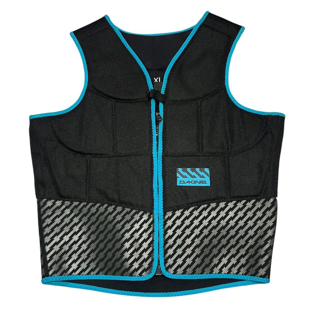 Dakine Kicker Vest Mens Swim Rashguard Black Blue Size X-Large